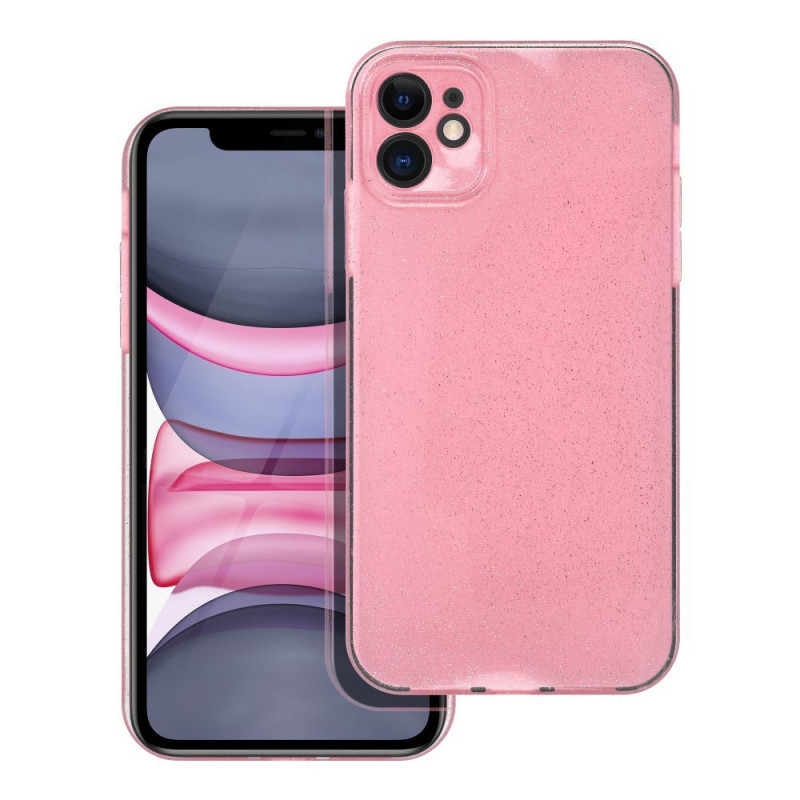 Case for iPhone 11 Clear Case 2 mm Blink pink