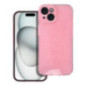Case for iPhone 15 Clear Case 2 mm Blink pink