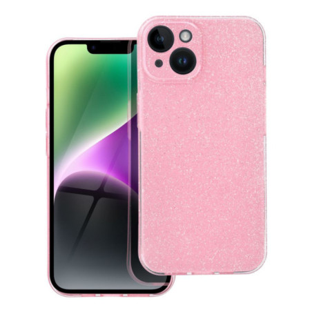 Case for iPhone 14 Clear Case 2 mm Blink pink