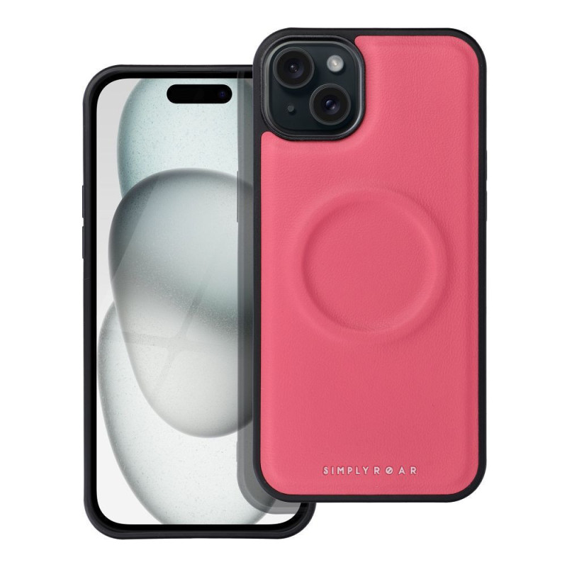 ROAR futera┼é MAG MORNING do IPHONE 15 Plus R├│┼╝owy