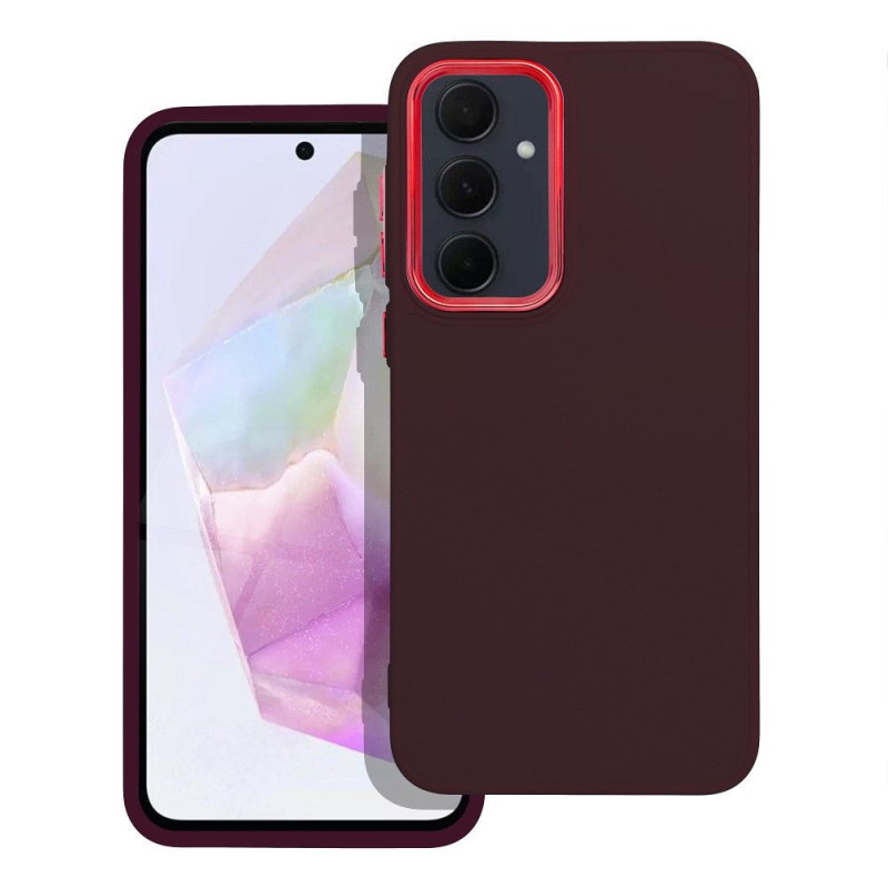 Case for Samsung A35 5G Frame purple