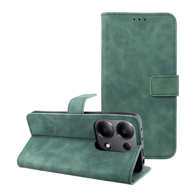 Flip case for Xiaomi Redmi NOTE 13 PRO 4G / POCO M6 PRO 4G Tender Book green