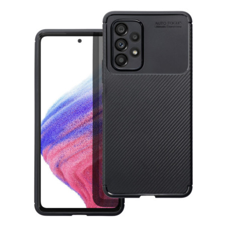 Case for Samsung A54 5G Carbon Premium black
