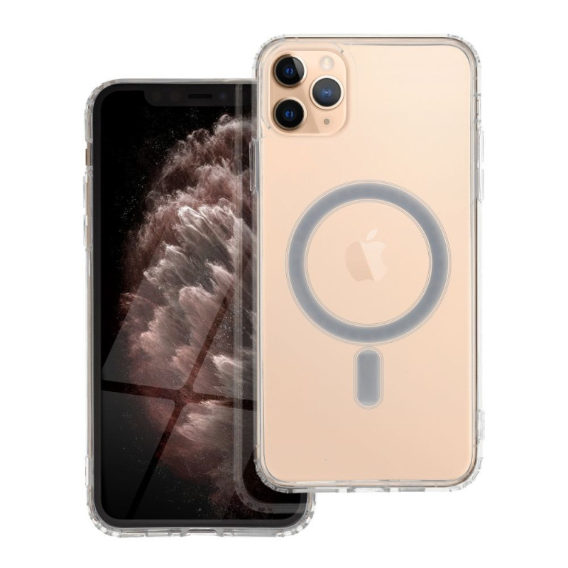 Case for iPhone 11 PRO MAX Clear Mag Cover (STR) compatible with MagSafe transparent