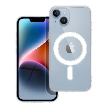 Case for iPhone 14 Clear Mag Cover (STR) compatible with MagSafe transparent