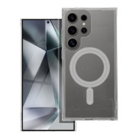 Case for Samsung S24 ULTRA Clear Mag Cover (STR) compatible with MagSafe transparent