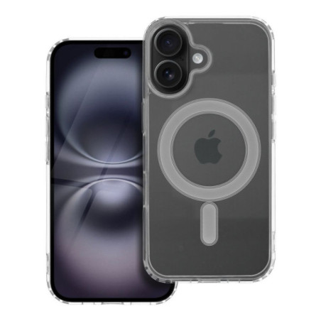 Case for iPhone 16 Clear Mag Cover (STR) compatible with MagSafe transparent
