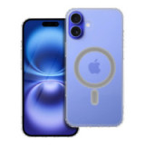 Case for iPhone 16 PLUS Clear Mag Cover (MID) compatible with MagSafe transparent