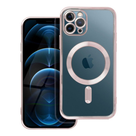 Case for iPhone 11 PRO Electro Mag Cover compatible with MagSafe gold-rose