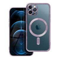 Case for iPhone 11 PRO Electro Mag Cover compatible with MagSafe purple
