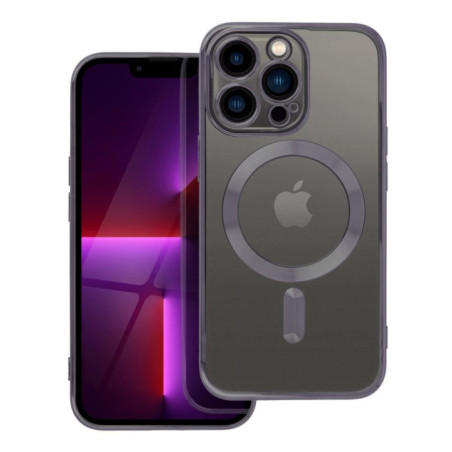 Case for iPhone 13 PRO Electro Mag Cover compatible with MagSafe black