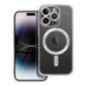 Case for iPhone 14 PRO Electro Mag Cover compatible with MagSafe silver