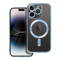 Case for iPhone 14 PRO Electro Mag Cover compatible with MagSafe blue