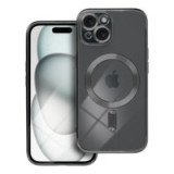 Case for iPhone 15 Electro Mag Cover compatible with MagSafe black