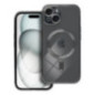 Case for iPhone 15 Electro Mag Cover compatible with MagSafe black