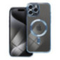 Case for iPhone 15 PRO MAX Electro Mag Cover compatible with MagSafe blue