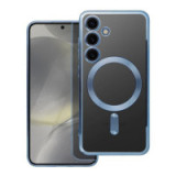 Case for Samsung S24 Electro Mag Cover compatible with MagSafe blue