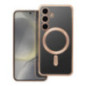 Case for Samsung S24 Electro Mag Cover compatible with MagSafe gold Case for Samsung S24 Electro Mag Cover compatible with MagSafe gold
