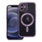 Case for iPhone 12 Electro Mag Cover compatible with MagSafe purple Case for iPhone 12 Electro Mag Cover compatible with MagSafe purple