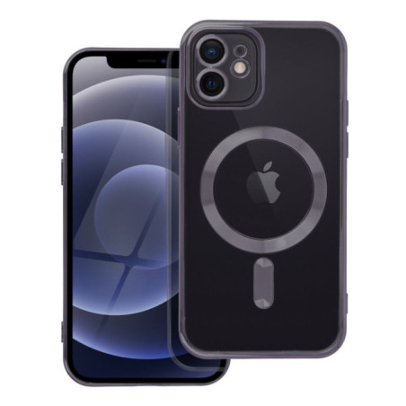 Case for iPhone 12 Electro Mag Cover compatible with MagSafe black