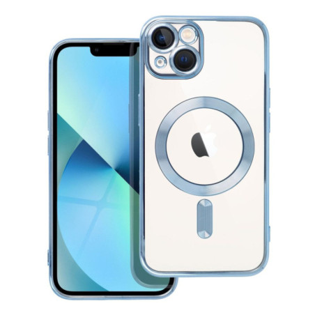 Case for iPhone 13 Electro Mag Cover compatible with MagSafe blue