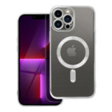 Case for iPhone 13 PRO MAX Electro Mag Cover compatible with MagSafe silver