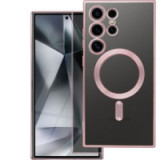 Case for Samsung S24 ULTRA Electro Mag Cover compatible with MagSafe gold-rose