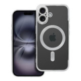 Case for iPhone 16 Electro Mag Cover compatible with MagSafe silver