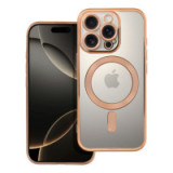 Case for iPhone 16 PRO Electro Mag Cover compatible with MagSafe gold