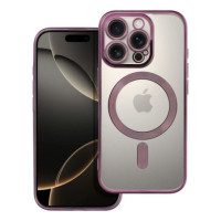 Case for iPhone 16 PRO Electro Mag Cover compatible with MagSafe purple