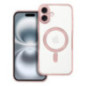Case for iPhone 16 PLUS Electro Mag Cover compatible with MagSafe gold-rose