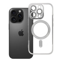 Case for iPhone 16 PRO Electro Mag Cover compatible with MagSafe titanium
