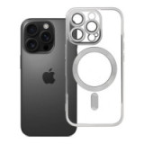 Case for iPhone 16 PRO Electro Mag Cover compatible with MagSafe titanium