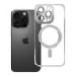 Case for iPhone 16 PRO Electro Mag Cover compatible with MagSafe titanium