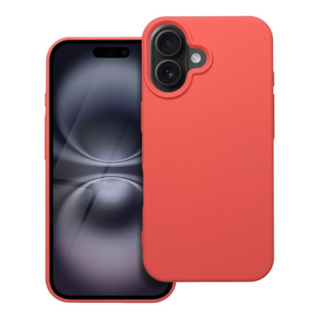 Case for iPhone 16 Silicone peach