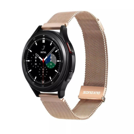DUX DUCIS strap MILANESE stainless steel magnetic 20 mm gold