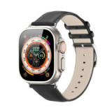 DUX DUCIS strap YS genuine leather for Apple Watch 38 / 40 / 41 mm black