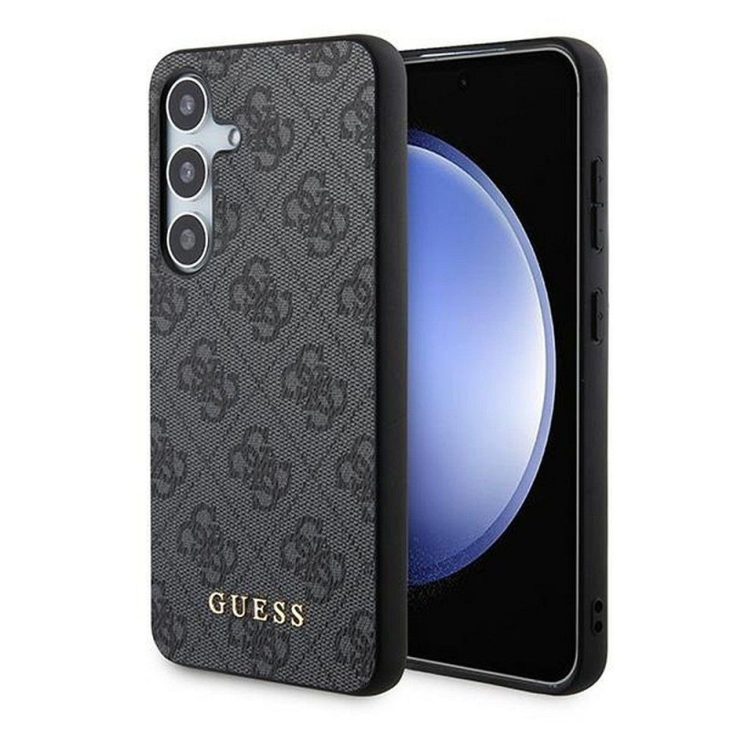 GUESS case for SAMSUNG A35 GUOHCSA35G4GFGR (PU 4G Classic Metal Logo) black