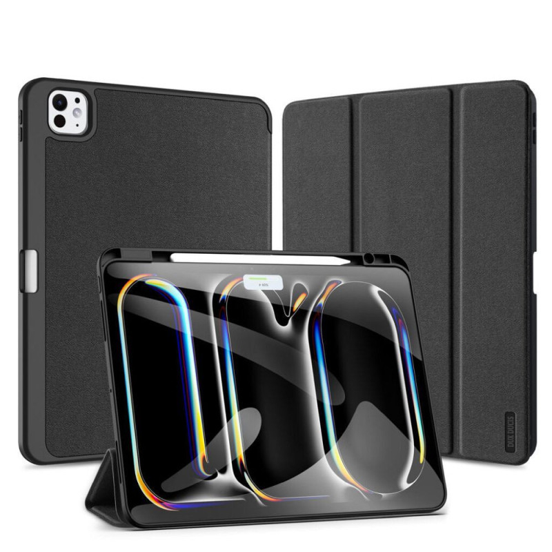 DUX DUCIS case DOMO foldable with pencil storage for iPad Pro 13 (2024) black DUX DUCIS case DOMO foldable with pencil storage for iPad Pro 13 (2024) black
