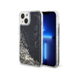 GUESS case for IPHONE 13 / 14 / 15 GUHCP14SLCSGSGK (Liquid Glitter Marble) black