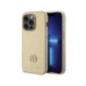 GUESS case for IPHONE 15 Pro GUHCP15LPS4DGPD (Strass Metal Logo) gold