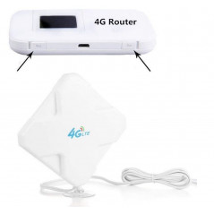 Hochleistungs-Antenne Dual-Connect 35dBi für Mobile Router mit TS9-Anschluss