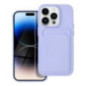 Case for iPhone 14 PRO Card Case purple