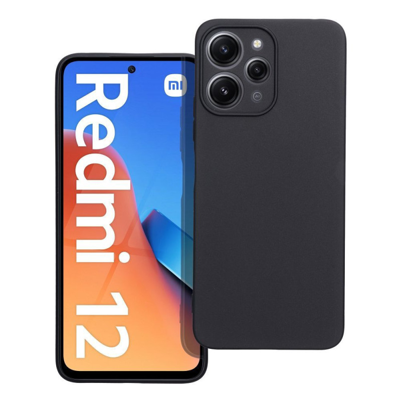 Case for Xiaomi Redmi 12 4G / Redmi 12 5G Matt black