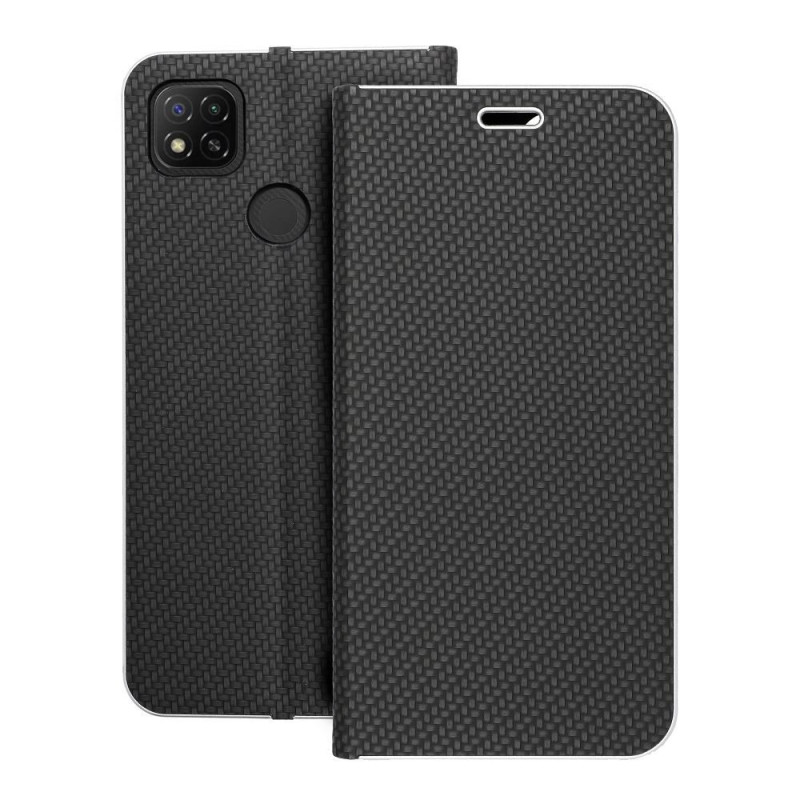 Flip case for Xiaomi Redmi 9C / 9C Luna Book Carbon black