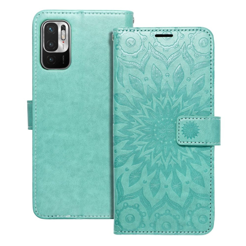 Flip case for Xiaomi Redmi NOTE 10 5G / Poco M3 PRO / Poco M3 PRO 5G Mezzo Book mandala green Flip case for Xiaomi Redmi NOTE 10 5G / Poco M3 PRO / Poco M3 PRO 5G Mezzo Book mandala green