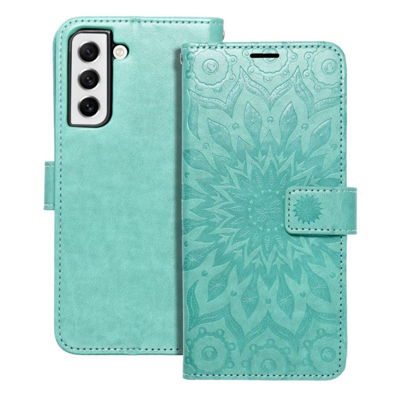 Flip case for Samsung S21 FE Mezzo Book mandala green Flip case for Samsung S21 FE Mezzo Book mandala green