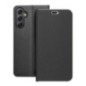 Flip case for Samsung A34 5G Luna Book Carbon black