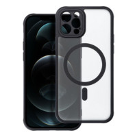 Case for iPhone 12 PRO Full Matte Mag Cover compatible with MagSafe black