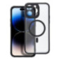 Case for iPhone 14 PRO MAX Full Matte Mag Cover compatible with MagSafe black